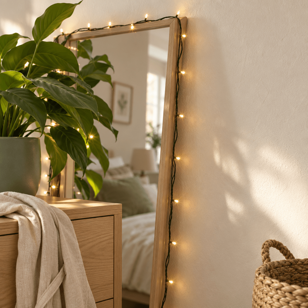 LED Fairy Lights - 10M / Green Cable / Connectable / Warm White
