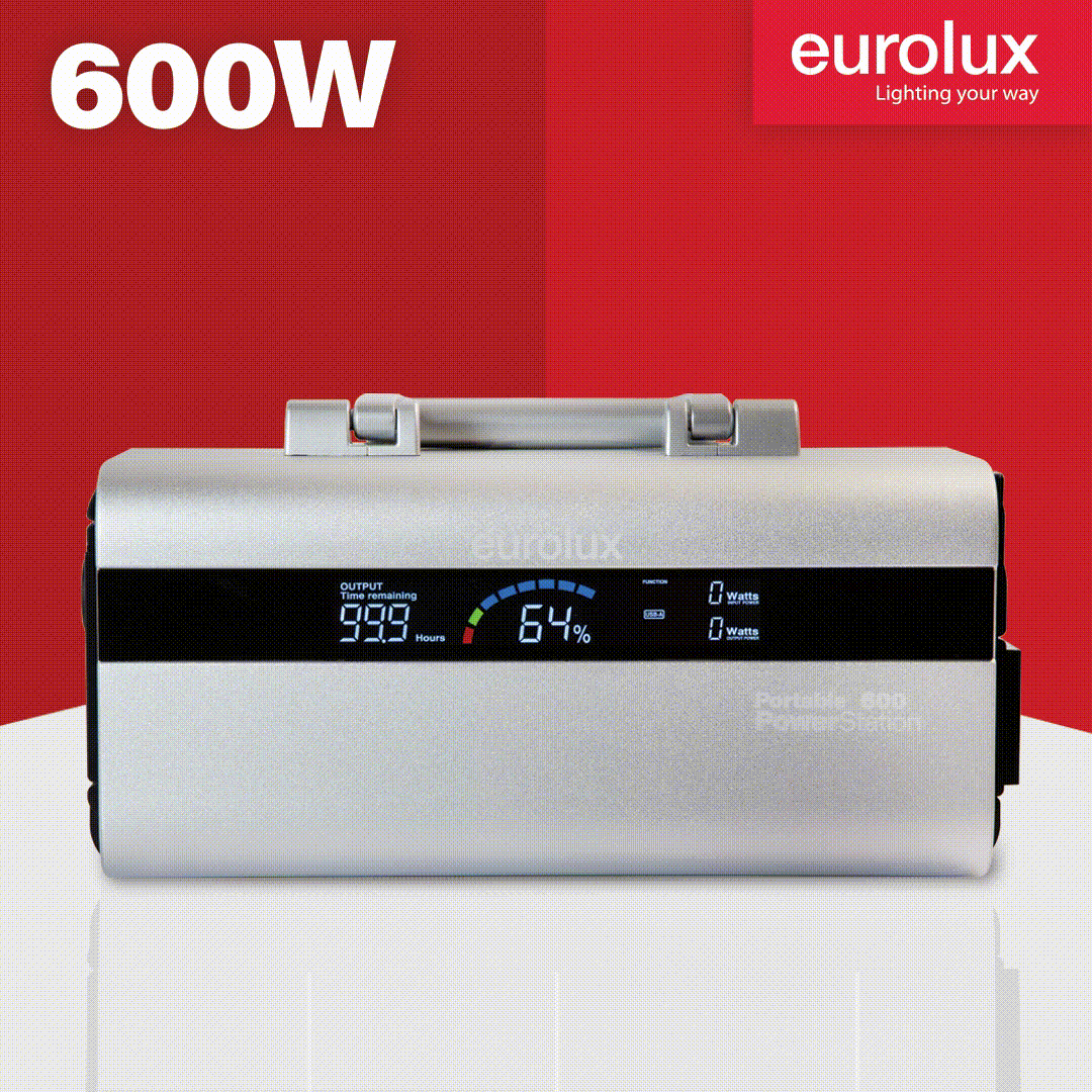 Eurolux - 600W Portable Power Station - Future Light - LED Lights South Africa