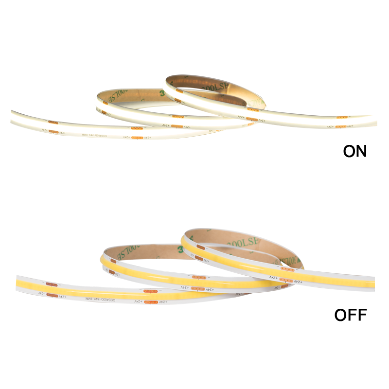 IP20 Seamless 24V COB LED Strip Light – Per Meter – Warm White (3000K)