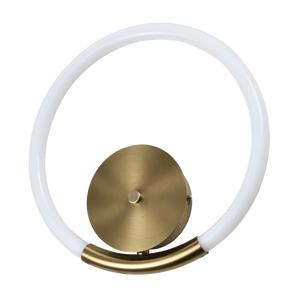 Halo LED Wall Light in gold