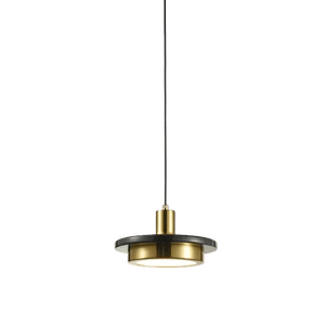 Costes Black & Gold Marble Pendant Light