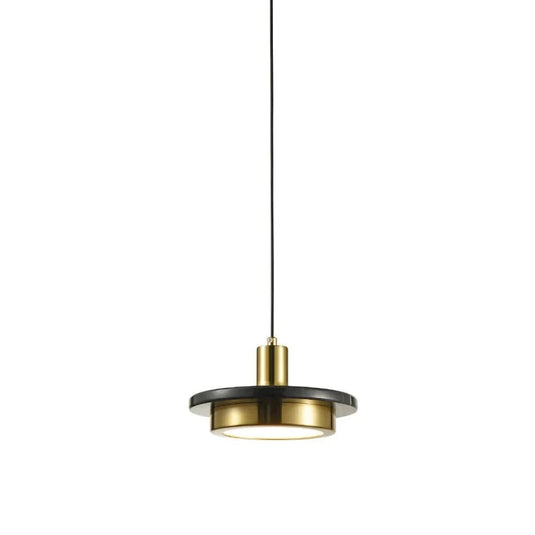 Costes Black & Gold Marble Pendant Light