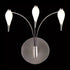 G4 Bi-Pin Small 3 Drop Glass Wall Light