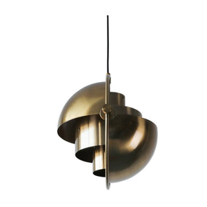 Jupiter Mult-Way Antique Brass Pendant - Future Light - LED Lights South Africa