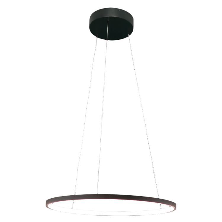 LED Black Pendant Light Dimmable Warm White