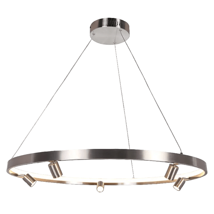 Niche Satin Nickel LED Pendant & Spot Light