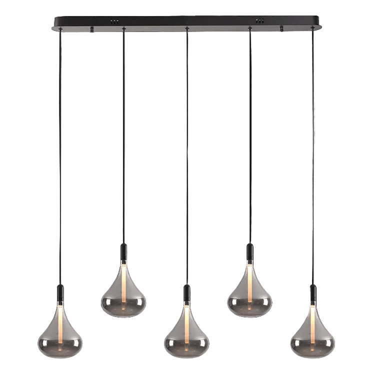 Cape Grape Smoke Glass LED Pendant Light