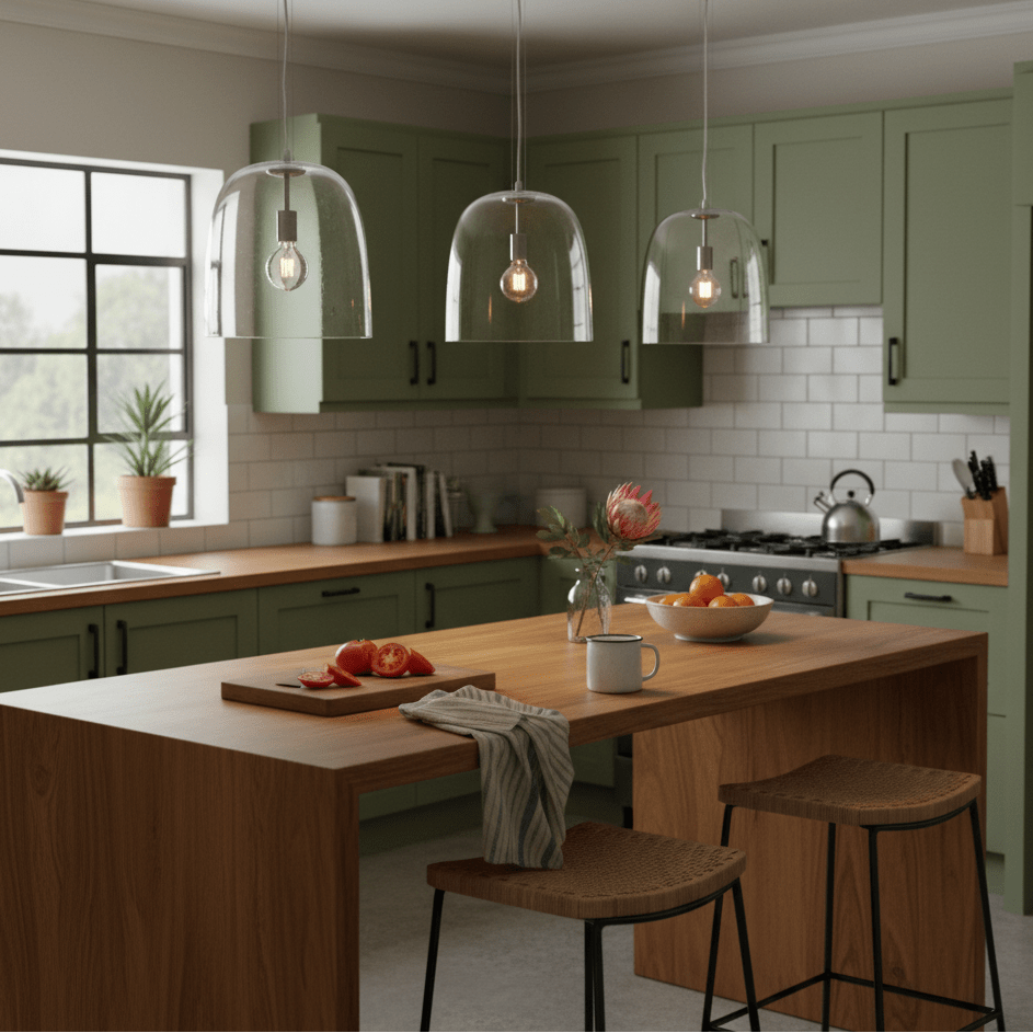 Darnall Dome Pendant Clear