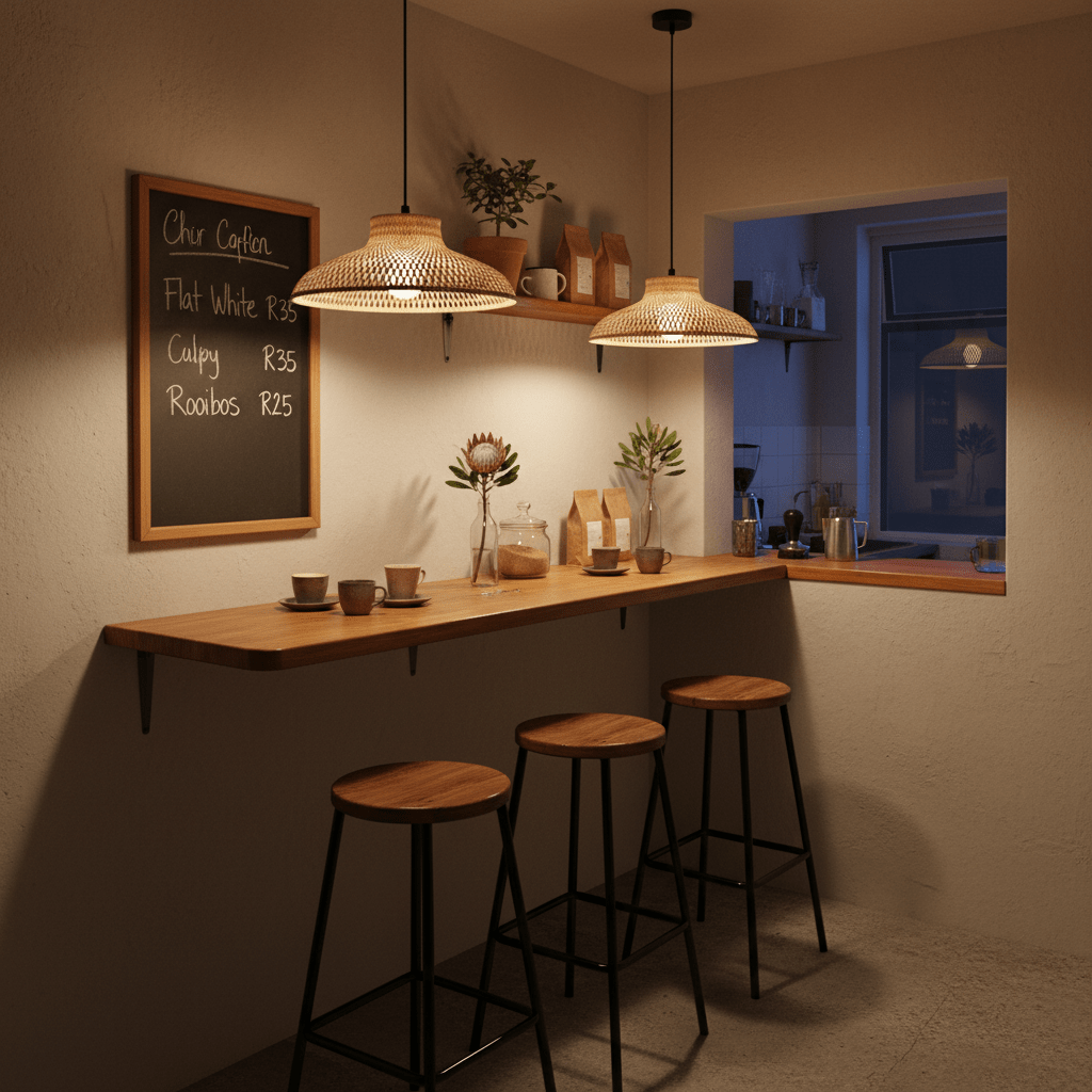 Warm white LED bulb inside bamboo pendant light, natural woven shade with soft diffused glow, realistic 800x800 interior lighting composition