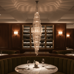 Triangular Crystal Chandelier - additional product image