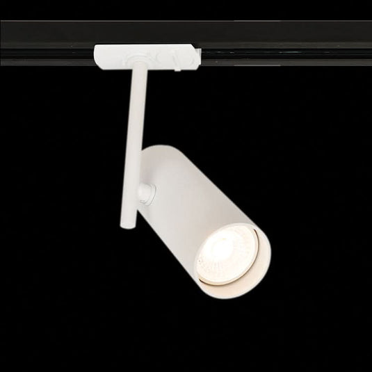 White GU10 Slim Track Light 3-Wire