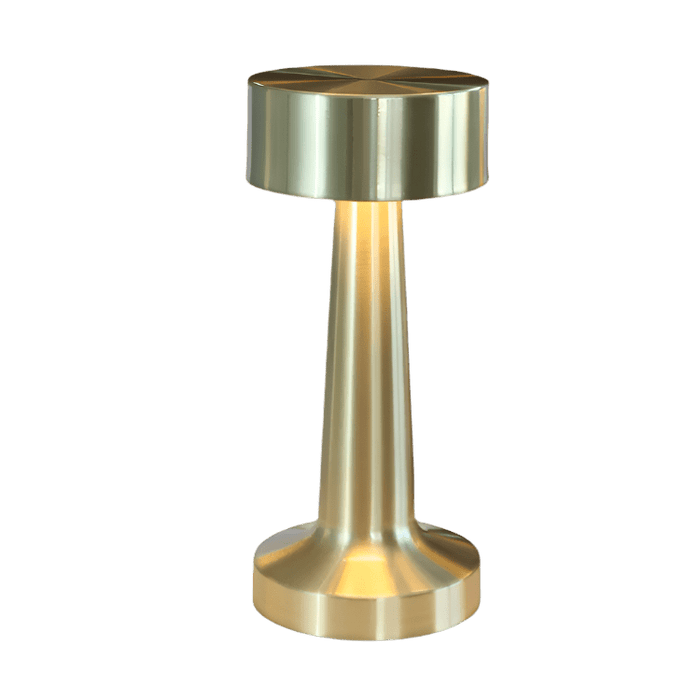 Golden Rechargeable LED Table Lamp