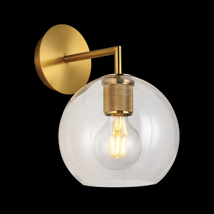 Gold LED Wall Light, 40W, IP20