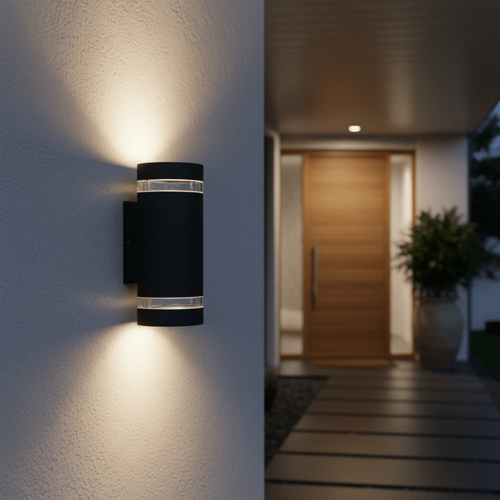 Die Cast Aluminium Wall Bracket with Glass