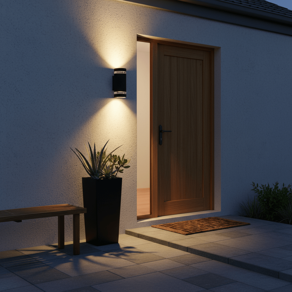 Die Cast Aluminium Wall Bracket with Glass