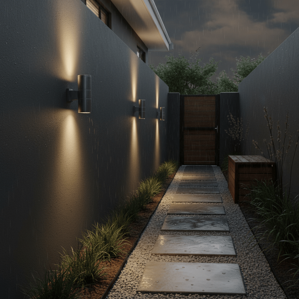 Round Up & Down Aluminium Outdoor Wall Light - additional product image
