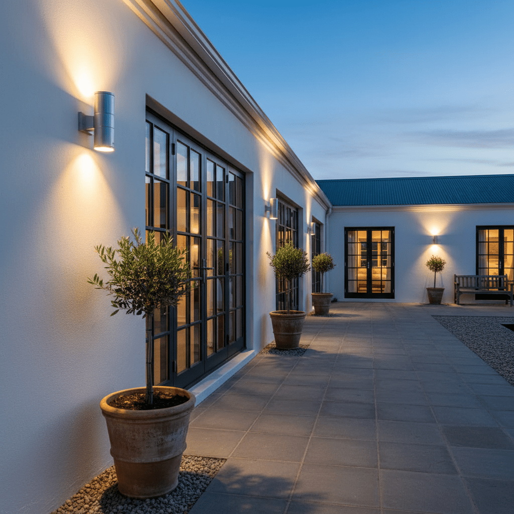 Round Up & Down Aluminium Outdoor Wall Light - additional product image