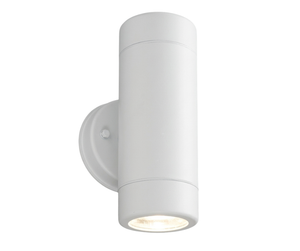 White Bright Star L332 up and down facing PVC GU10 wall light