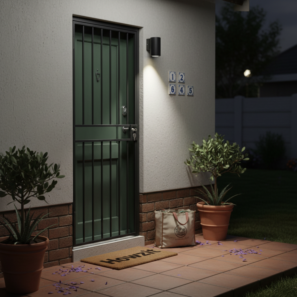Down Facing ABS Outdoor Wall Light