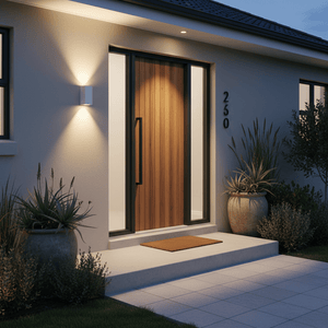 Square Up & Down Wall Light - Grey - additional product image