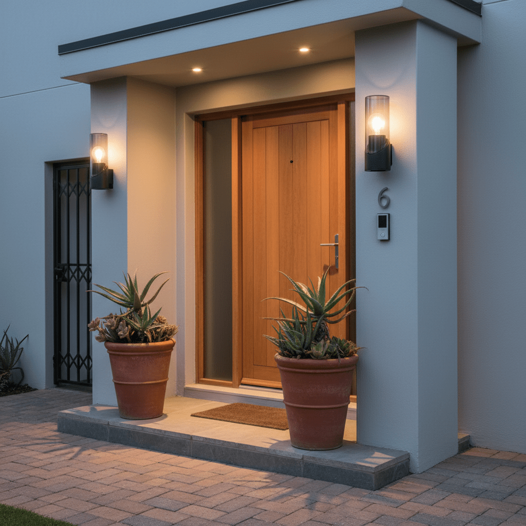 Black Outdoor Wall Lantern - Smoke