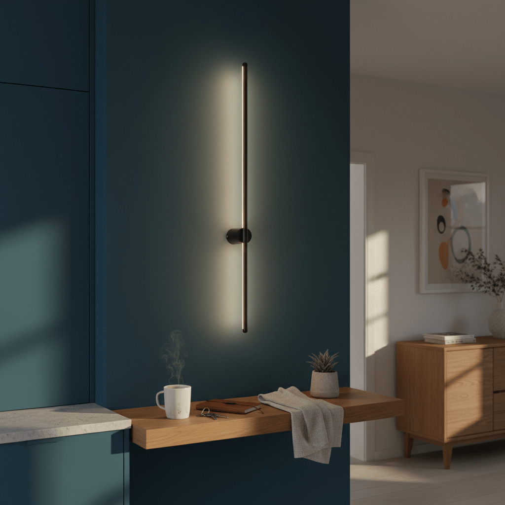 George Linear 900mm Indoor or Outdoor LED Wall Light