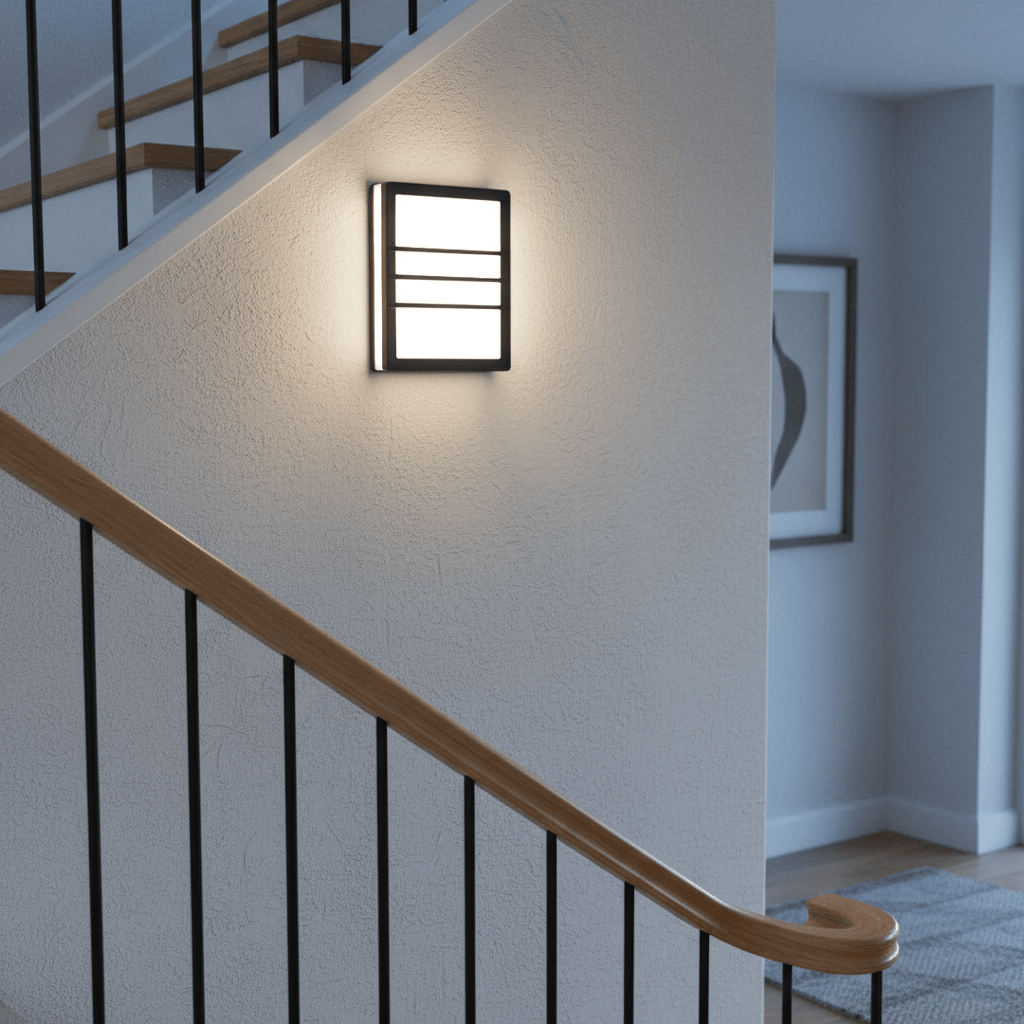 Grid Square LED Wall Light