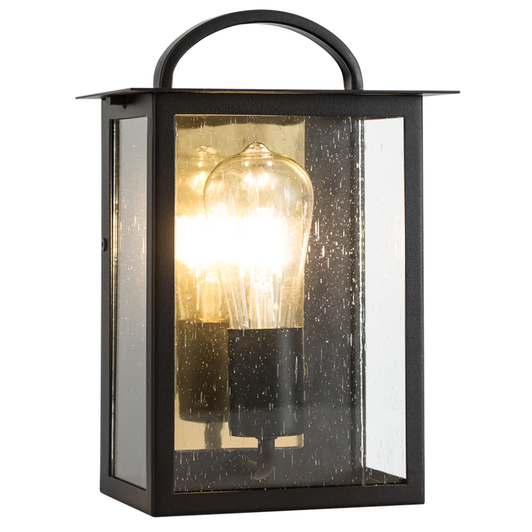 Frankfort Single Black & Gold Outdoor Wall Light (Launch Special) - Future Light - LED Lights South Africa