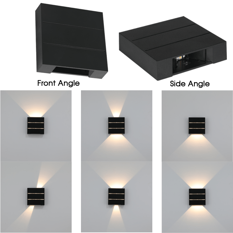 2 Way LED Wall Light - Adjustable Beam