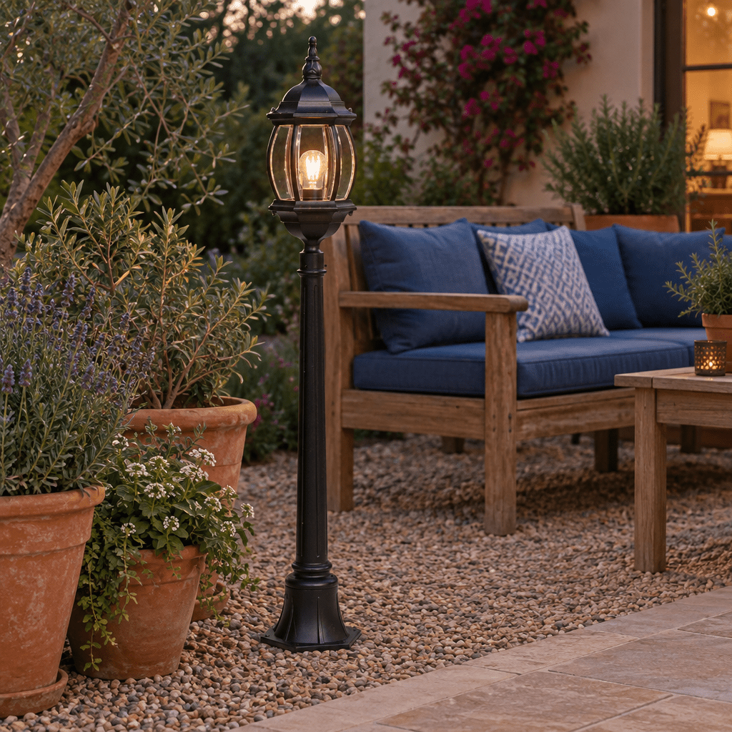 Rounded Belly Bollard Light