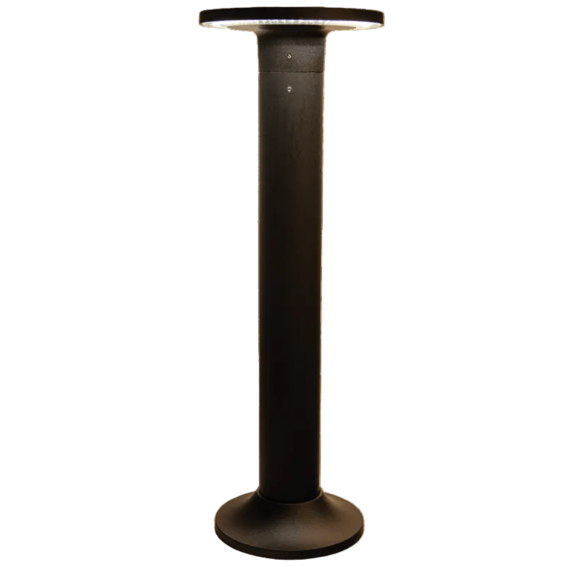 12W Black CCT LED Bollard