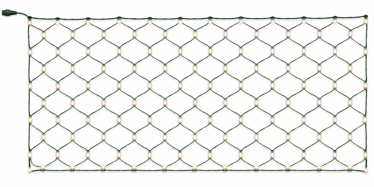 LED Fairy Net Lights 1.5 x 3m on a white background