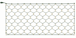 LED Fairy Net Lights 1.5 x 3m on a white background