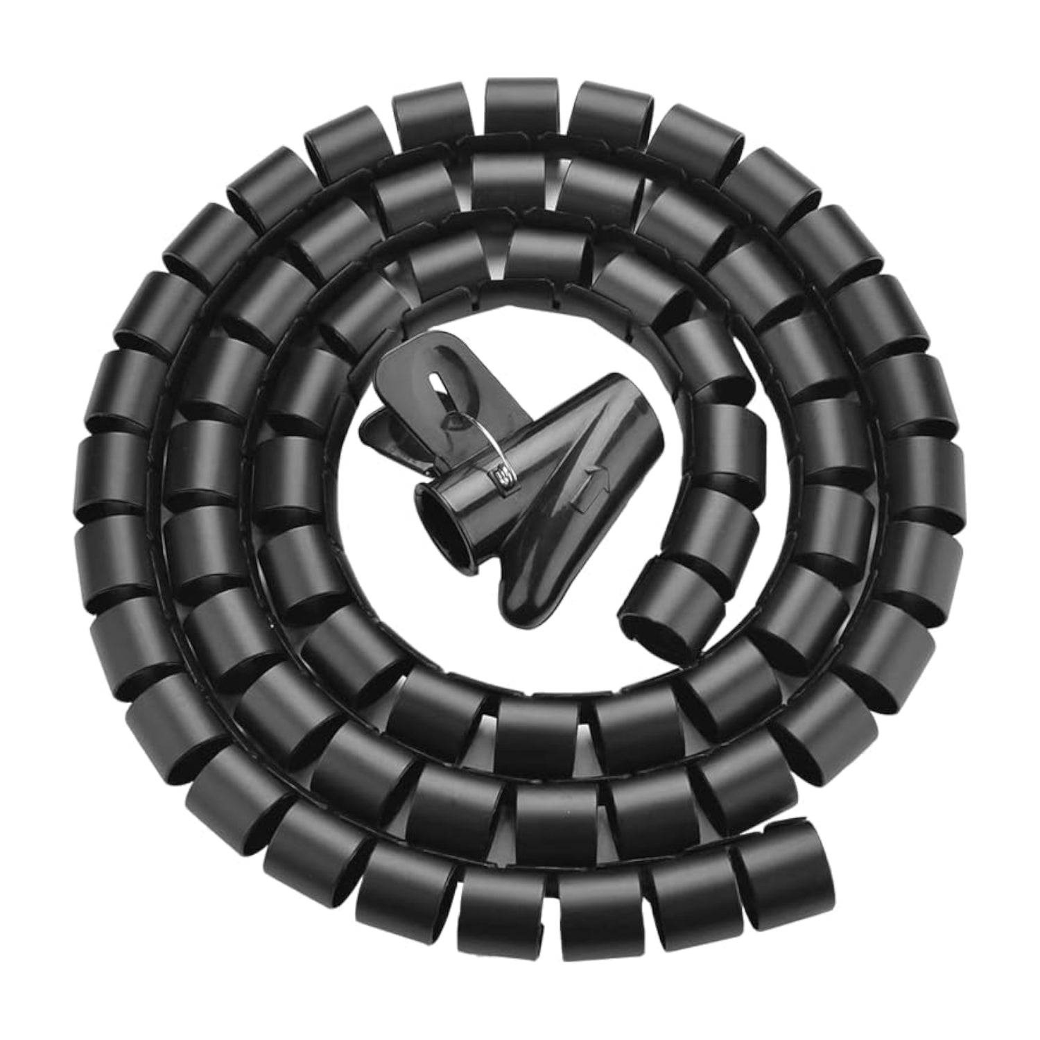 Black Cable Protection Tube, 25mm × 5m