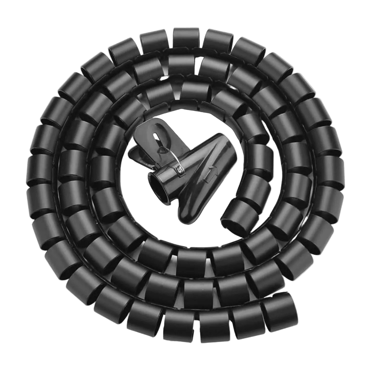 Black Cable Protection Tube, 25mm × 5m