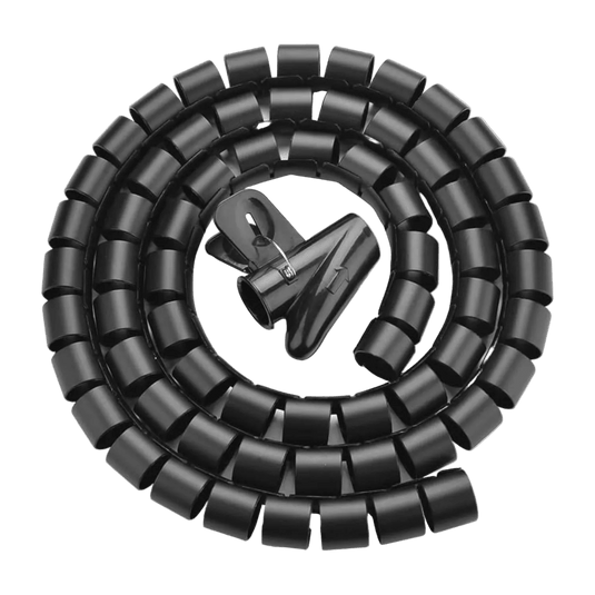 Black Cable Protection Tube, 25mm × 5m