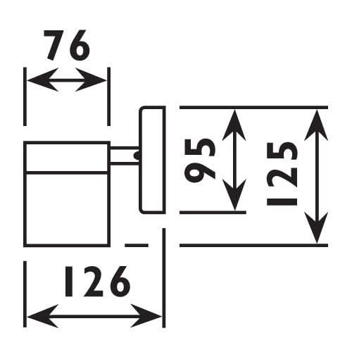 Beam Down Outdoor Wall Light - Future Light - LED Lights South Africa