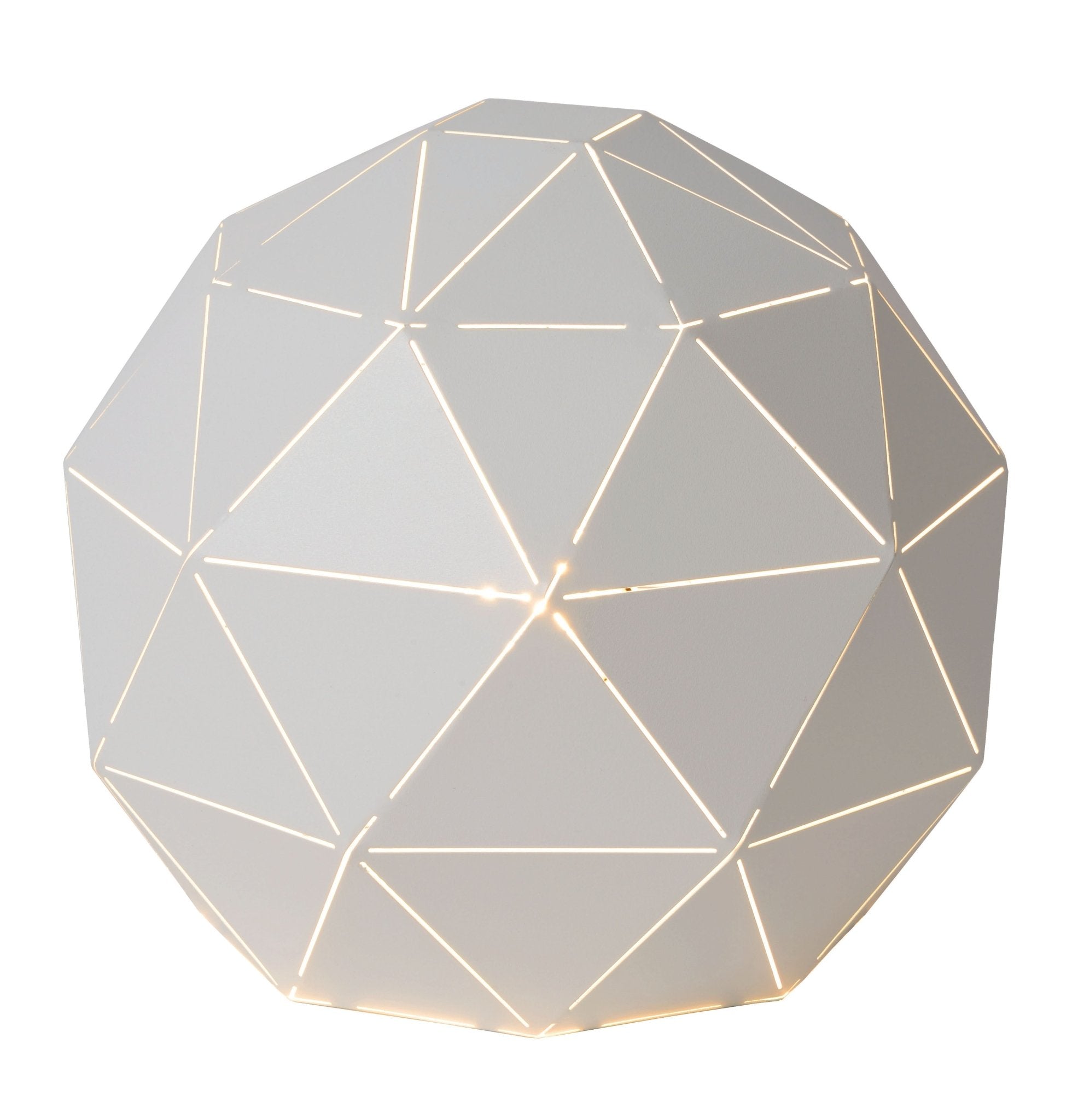 White Laser Cut Table Lamp