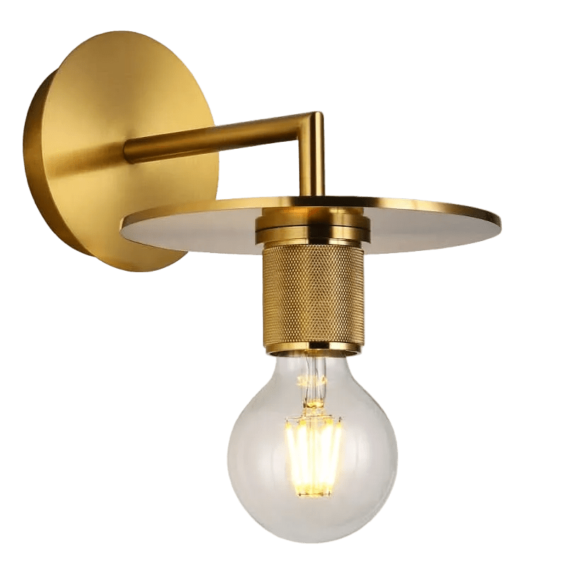 Trend Disc Wall Light - Gold