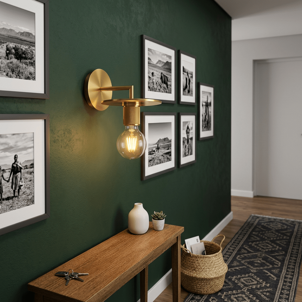 Trend Disc Wall Light - Gold