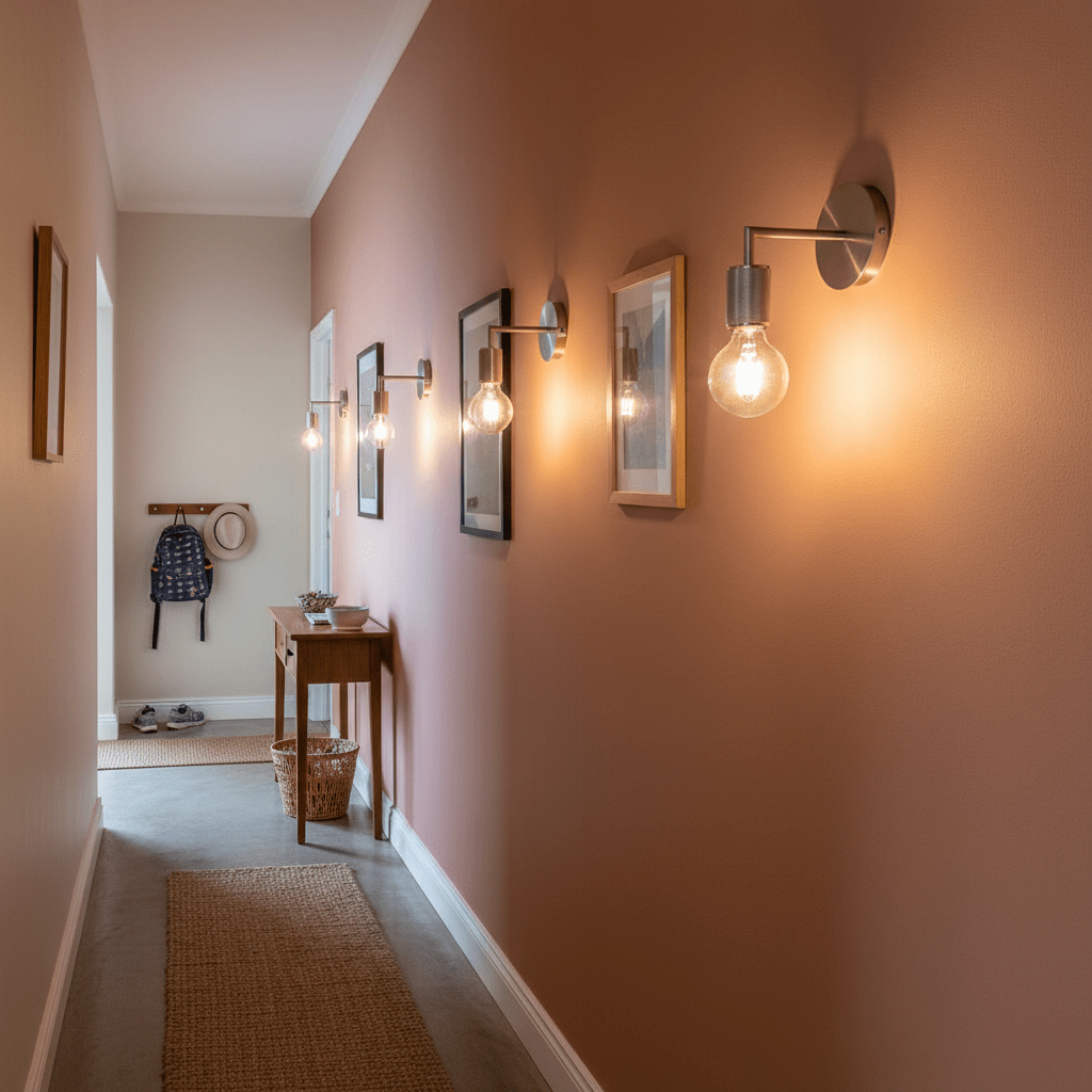 Trend Plain Wall Light - Satin Chrome