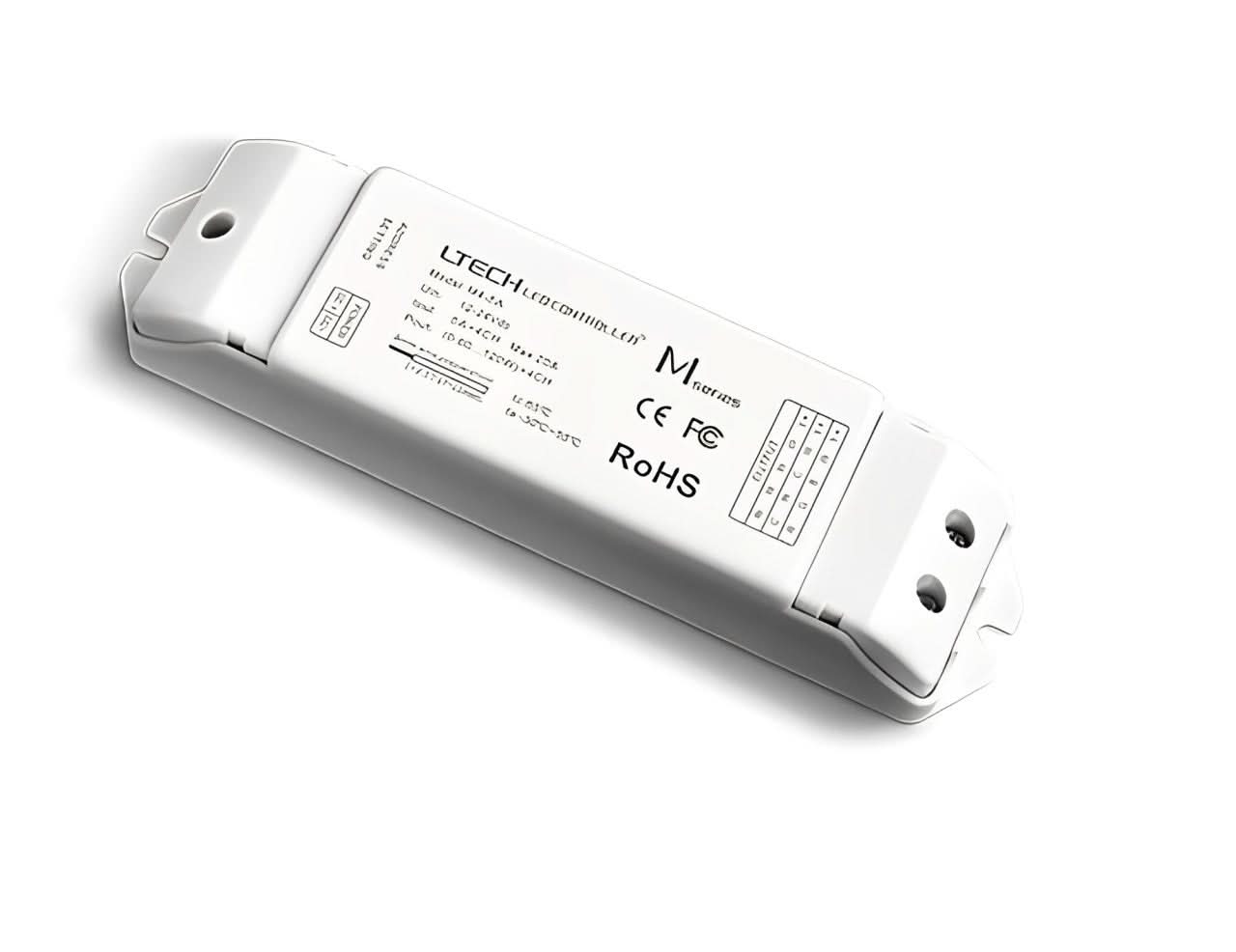 Led Receiver Shape LED Strip Light - M4 RF Receiver 20A with M3 RF RGB Remote Control