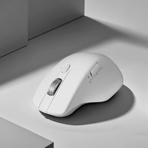 Keychron M6S PixArt 3950 8K 30000DPI Wireless Mouse (BT/2.4GHz/Wired) - White