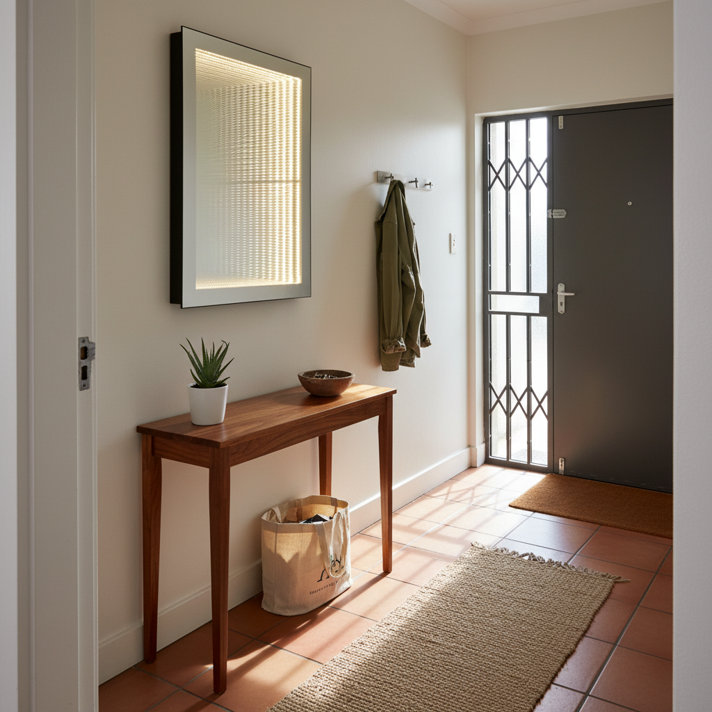 Steel and Glass Rectangular LED Infinity Mirror