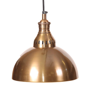 Seattle Hanging Lamp Antique Brass installed in a believable interior or exterior setting