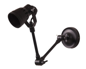 Indigo Swing Wall Lamp Matt Black