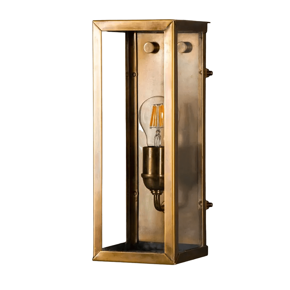Belfort Lantern Box Antique Brass