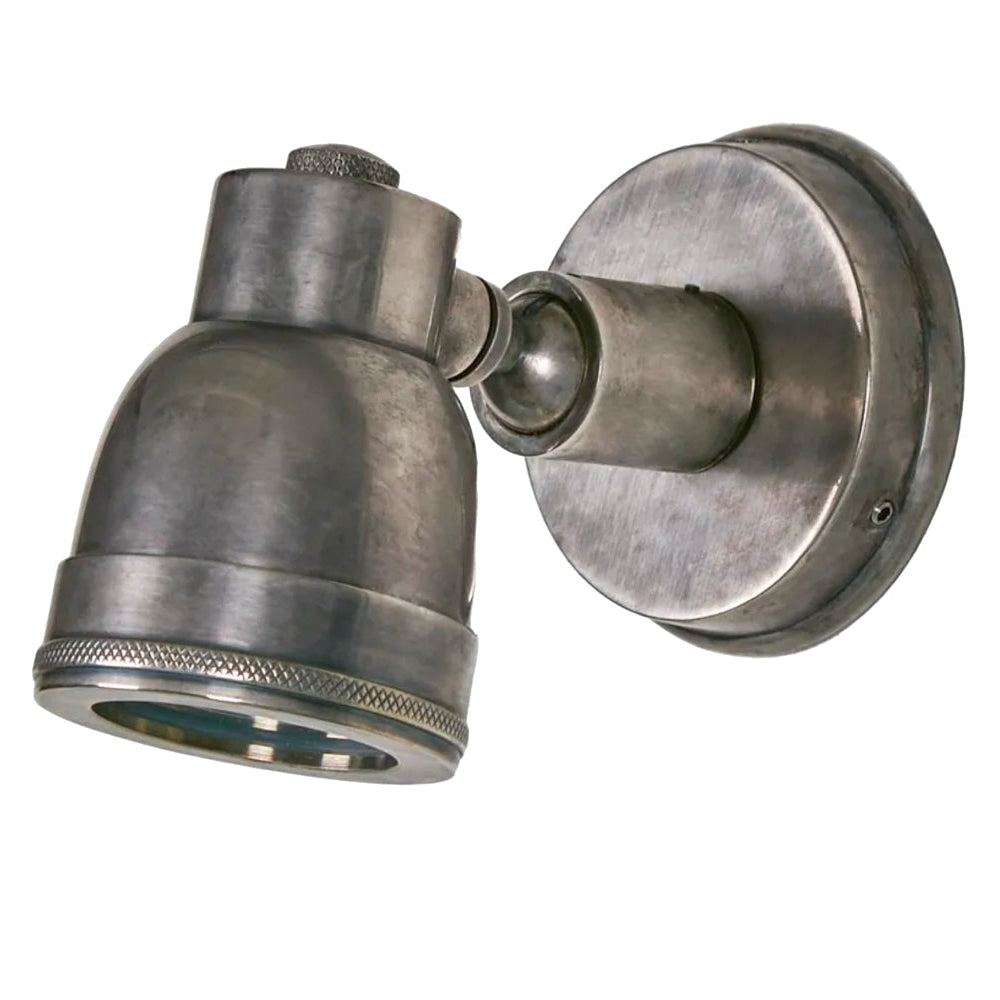 Indigo Wall Lamp Swirl antique Silver