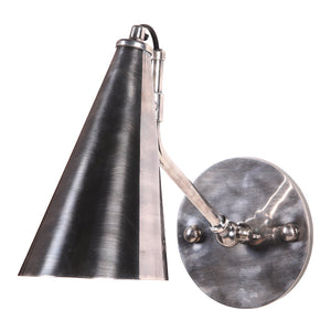 Cloudy Bay Wall Lamp Antique  Silver