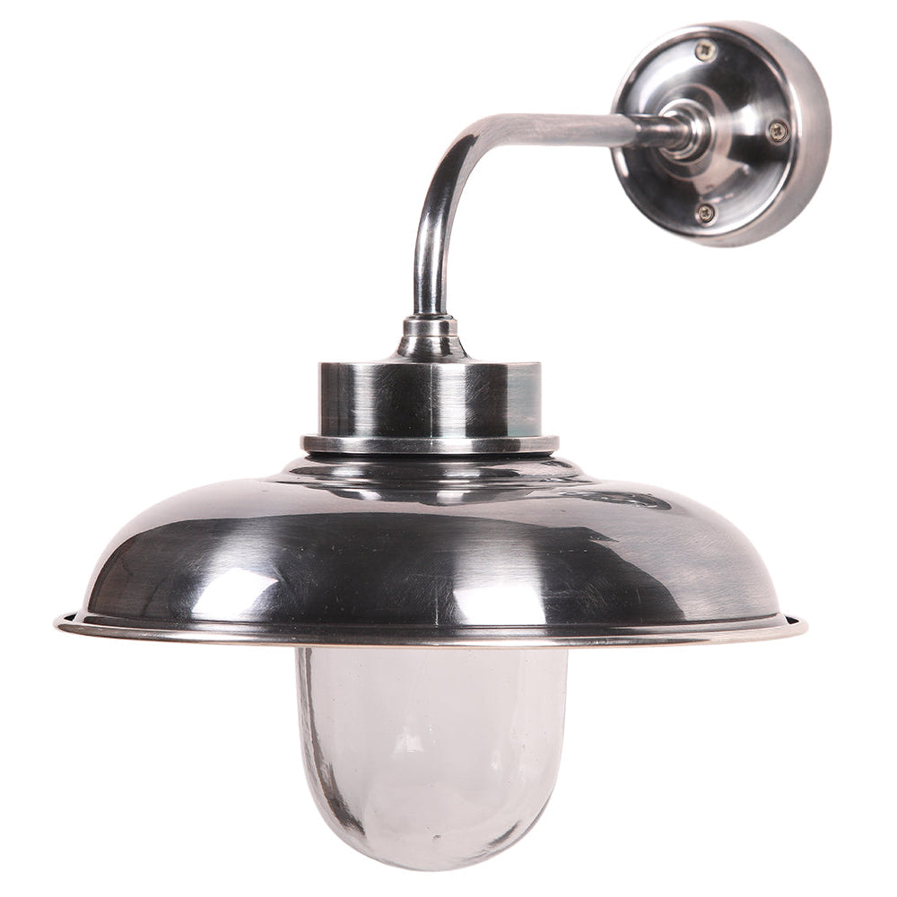 Danube Wall Lamp Antique Silver